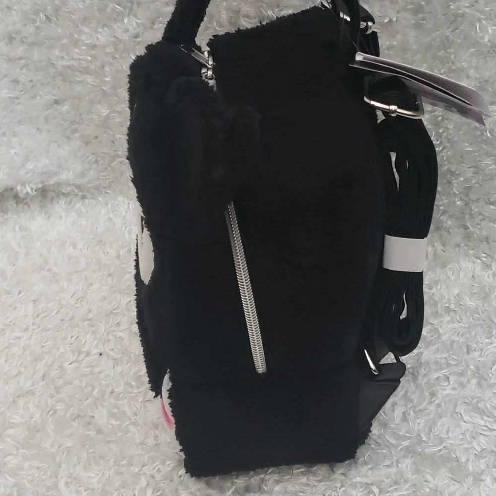 Loungefly Sanrio Kuromi faux fur mini backpack Anime